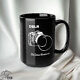 Photography Lover's DSLR Camera Body Black Mug - 11oz & 15oz - Thumbnail Image 5
