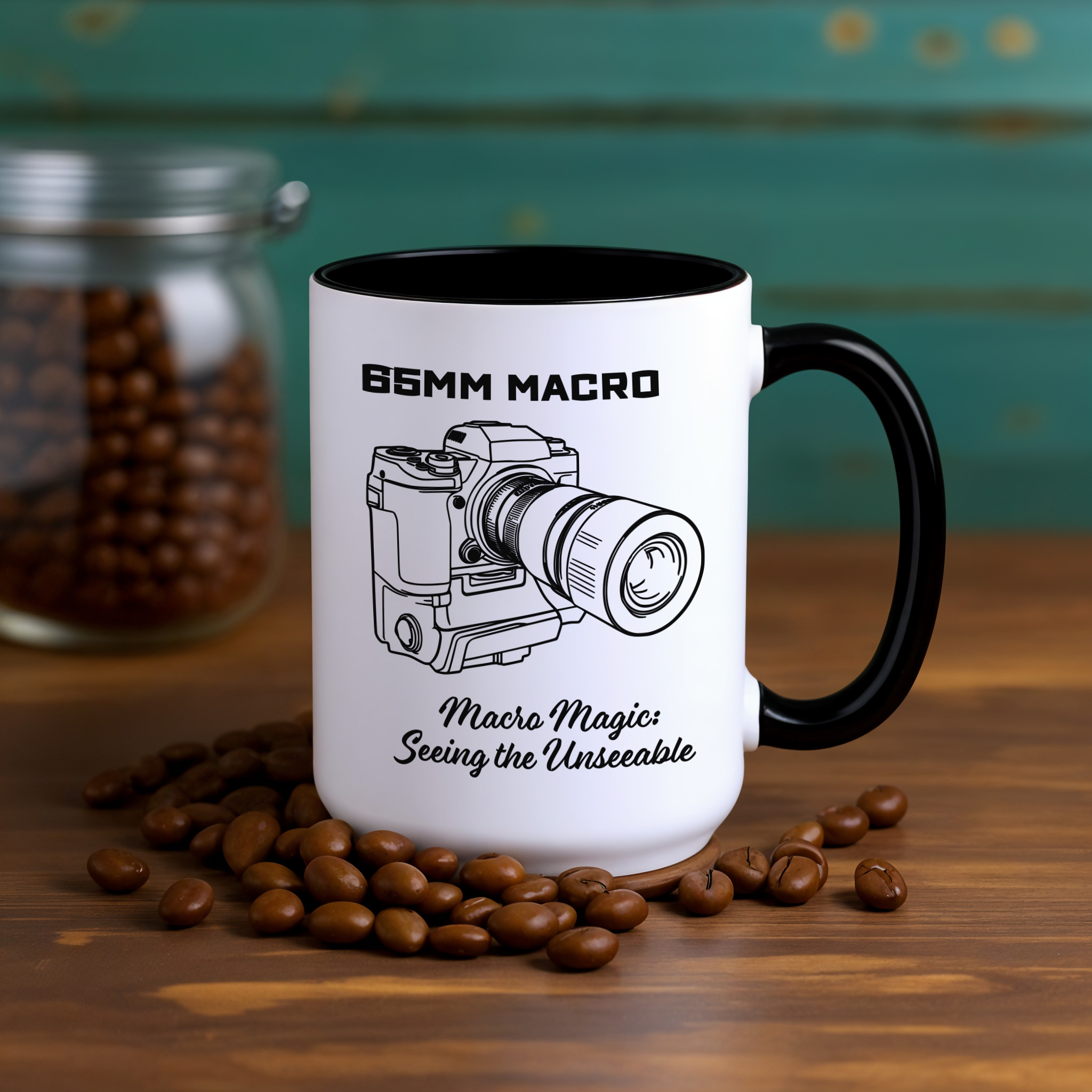 Shutter Swag Designs 65mm Macro Camera Lens Accent Mug