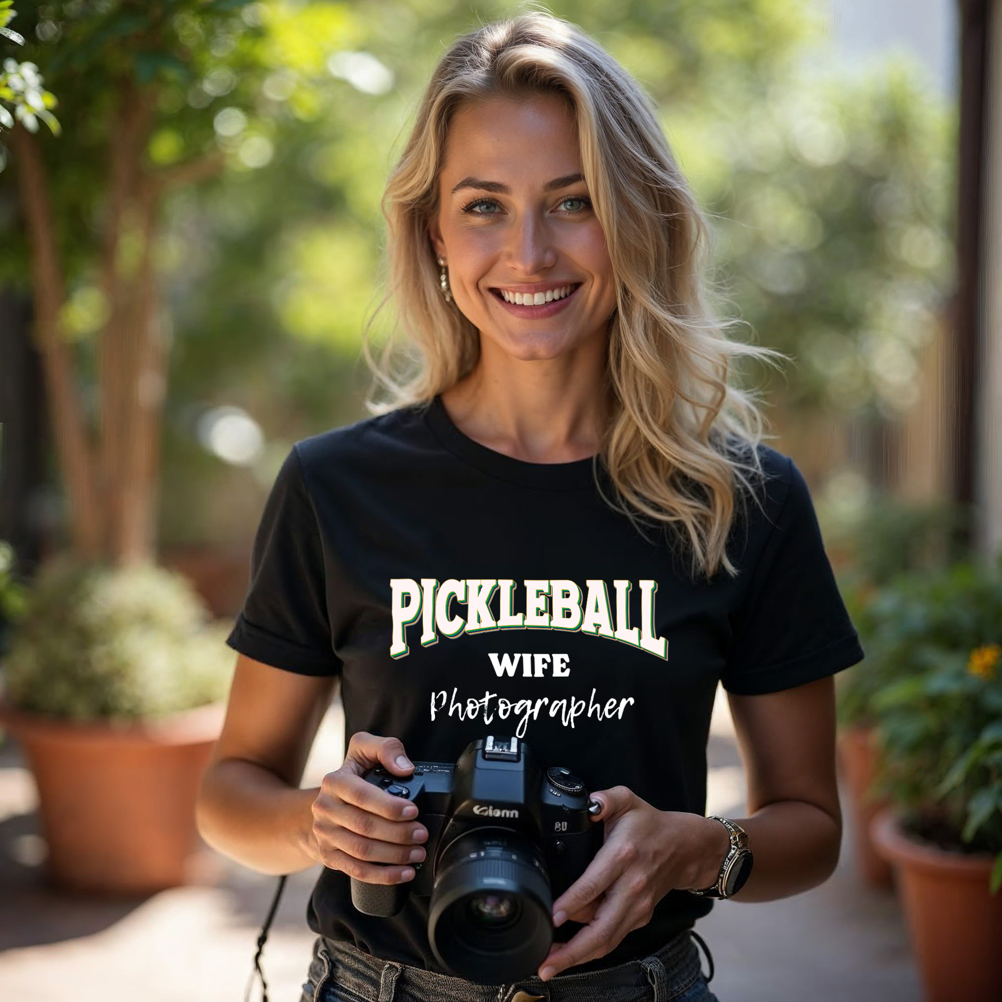20250704012149-1f058754-21c5-60e6-b161-7e83f1968584.jpg Shutter Swag Designs Pickleball Wife Photographer Softstyle Cotton T-Shirt