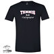 Shutter Swag Designs Tennis Dad Photographer Softstyle Cotton T-Shirt