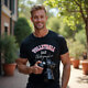 Shutter Swag Designs Volleyball Dad Photographer Softstyle Cotton T-Shirt