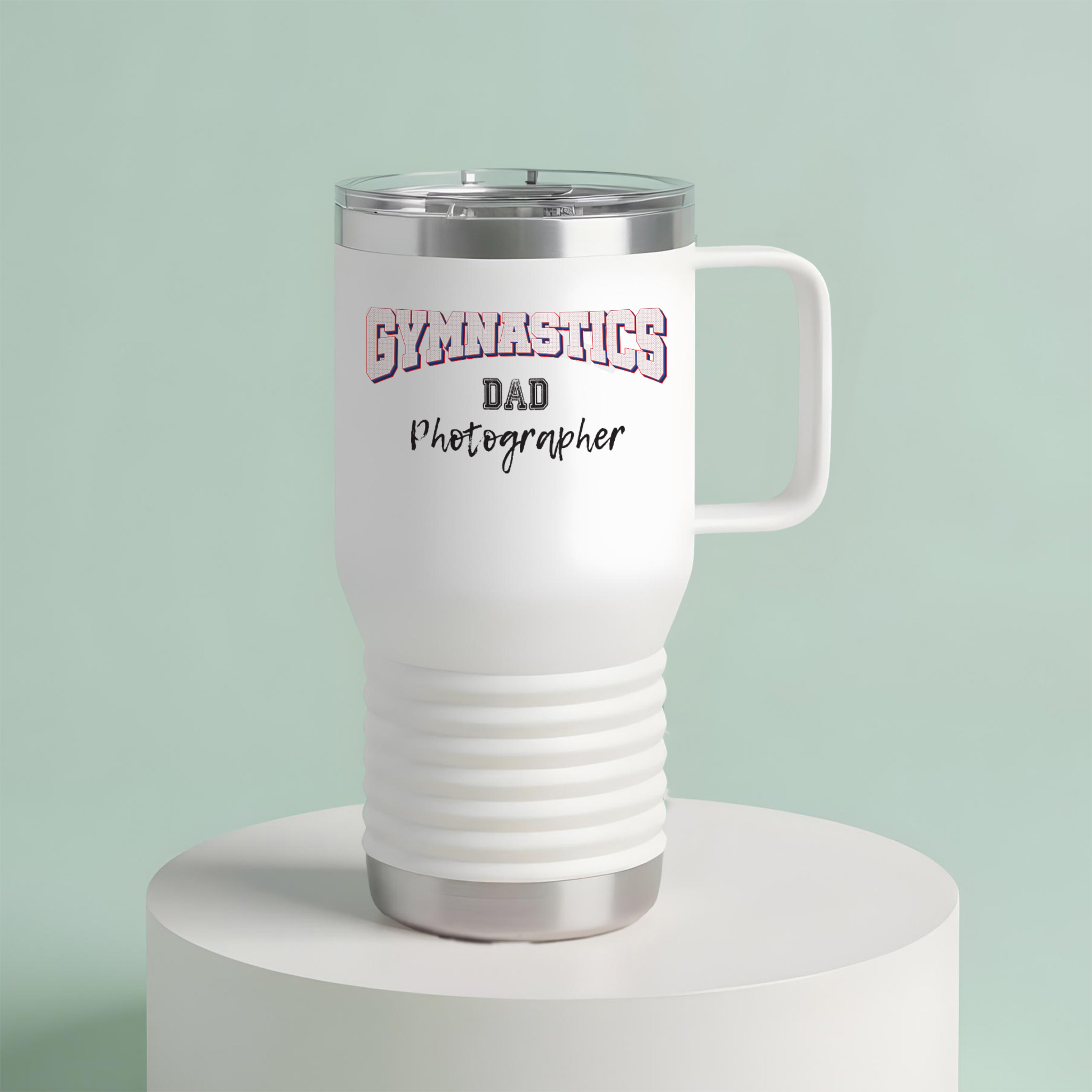 20250704154038-1f058ed3-bfcd-6fbe-b0b7-ea7c64eef0b2.jpg Shutter Swag Designs Gymnastics Dad Photographer 20oz Insulated Travel Mug