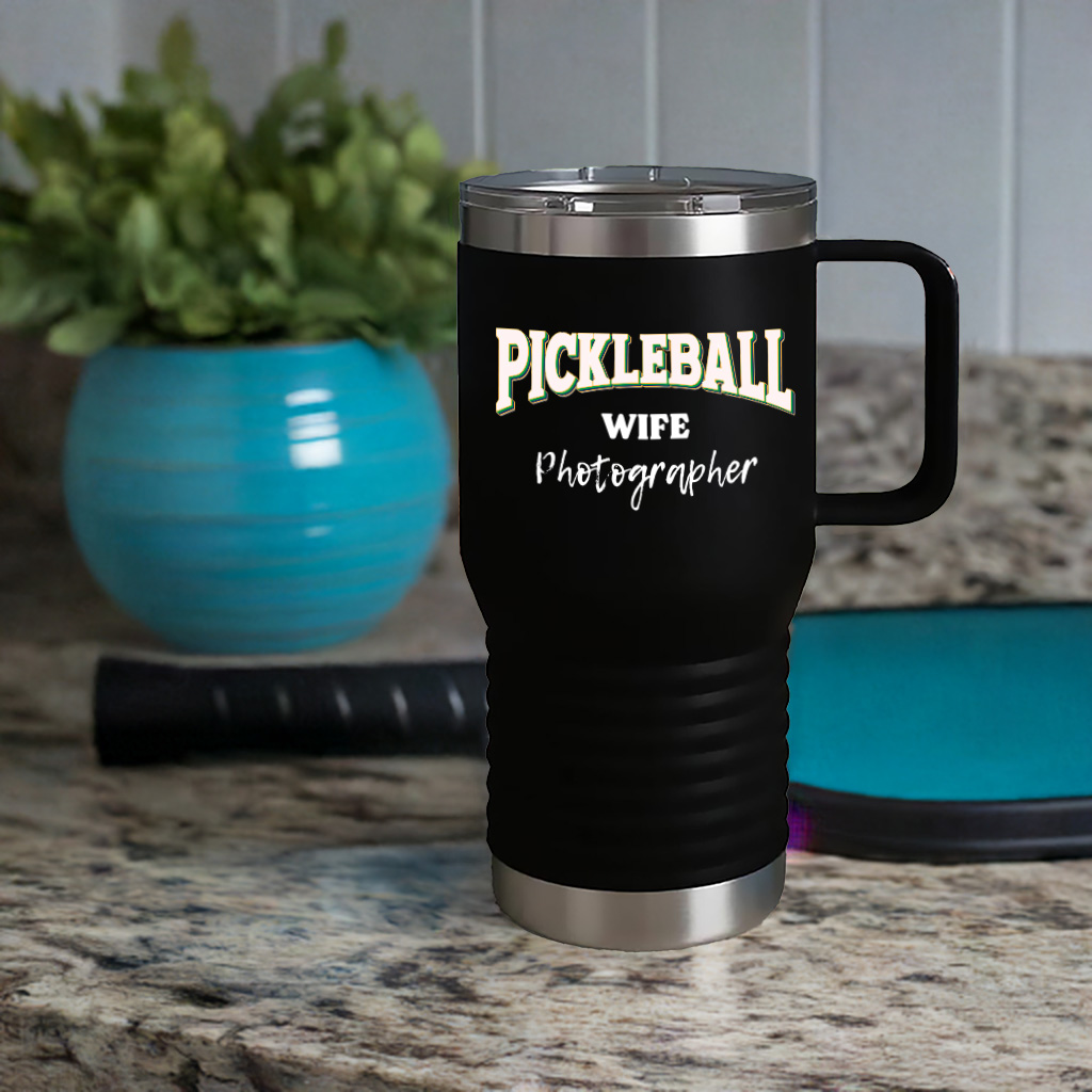 20250704162157-1f058f30-1c93-6968-b362-ea7c64eef0b2.jpg Shutter Swag Designs Pickleball Wife Photographer 20oz Insulated Travel Mug