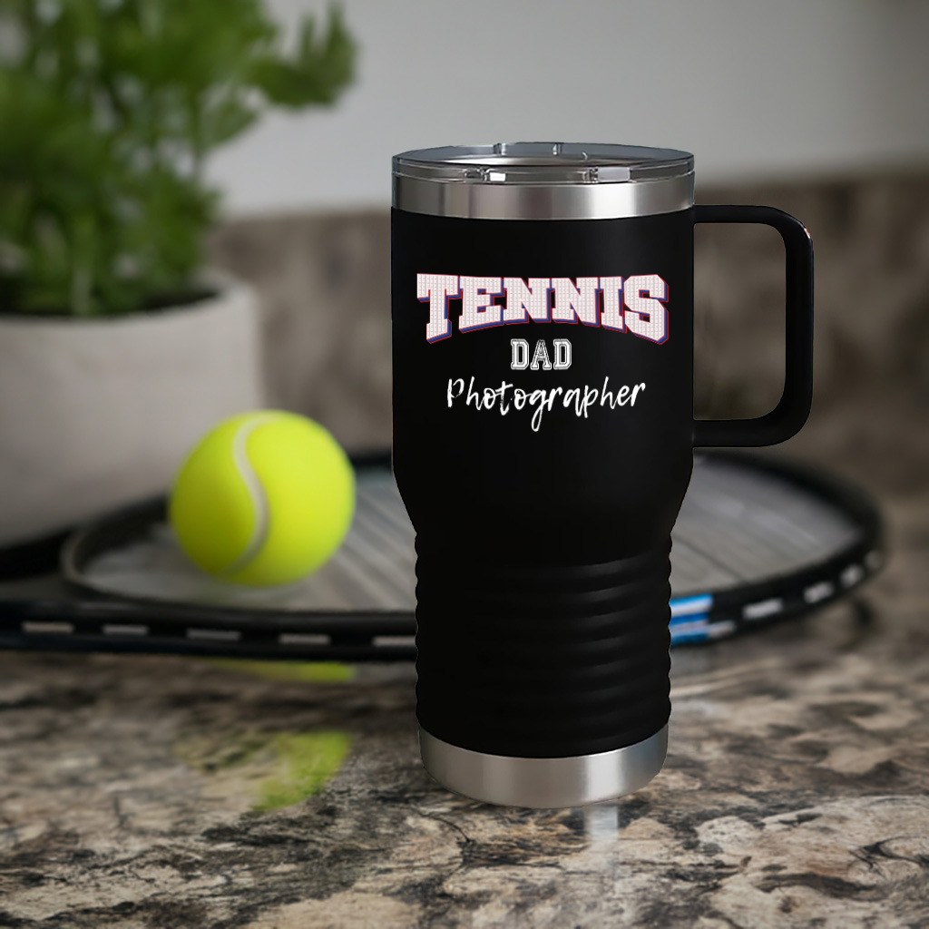 20250704163621-1f058f50-4972-6b76-a3d0-b69eb397f9d2.jpg Shutter Swag Designs Tennis Dad Photographer 20oz Insulated Travel Mug
