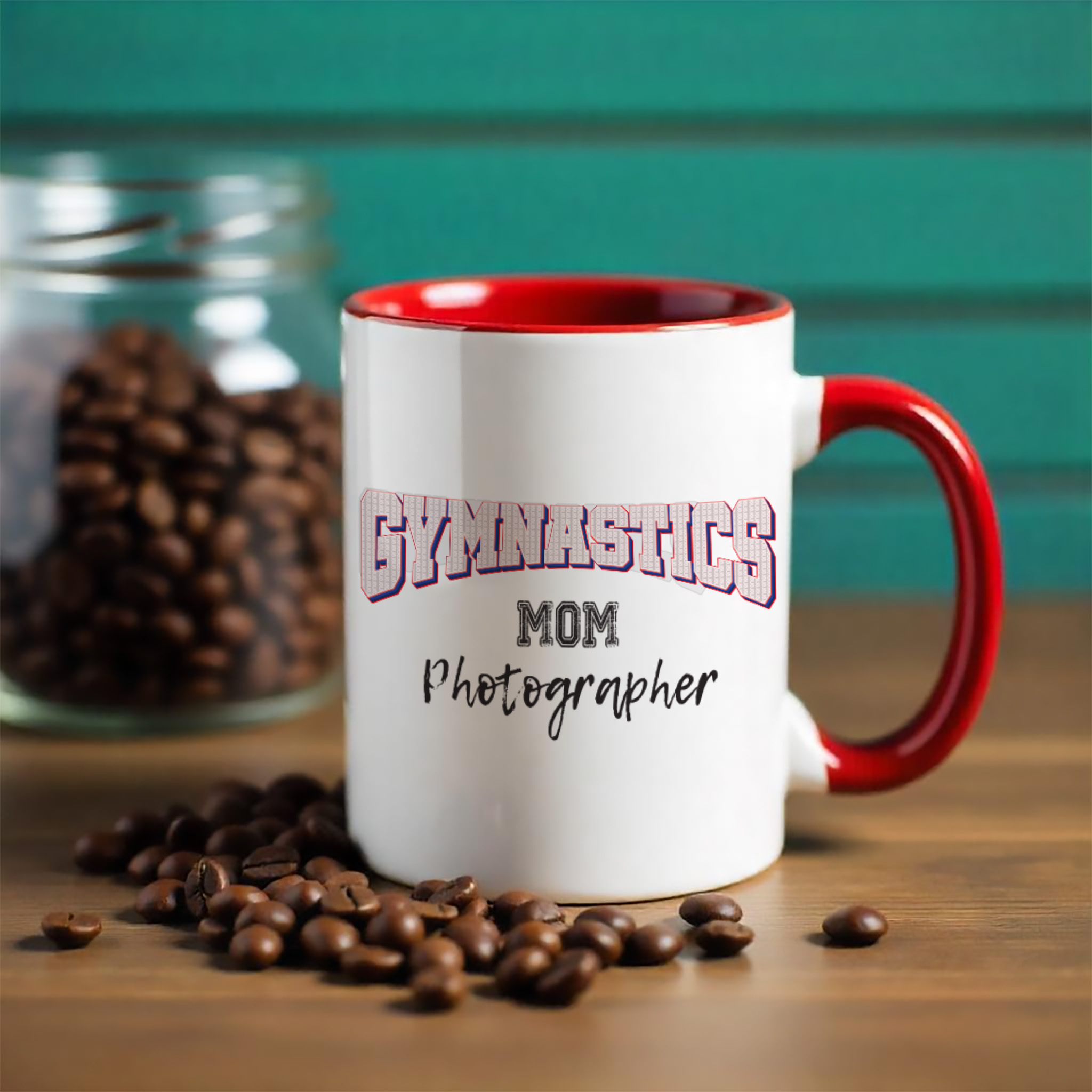 Shutter Swag Designs Gymnastics Mom Photographer Accent Coffee Mug