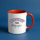 Rugby Mom Photographer Accent Coffee Mug 11oz, 15oz - Thumbnail Image 7