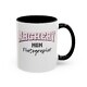Archery Mom Photographer Accent Coffee Mug (11, 15oz) - Thumbnail Image 10