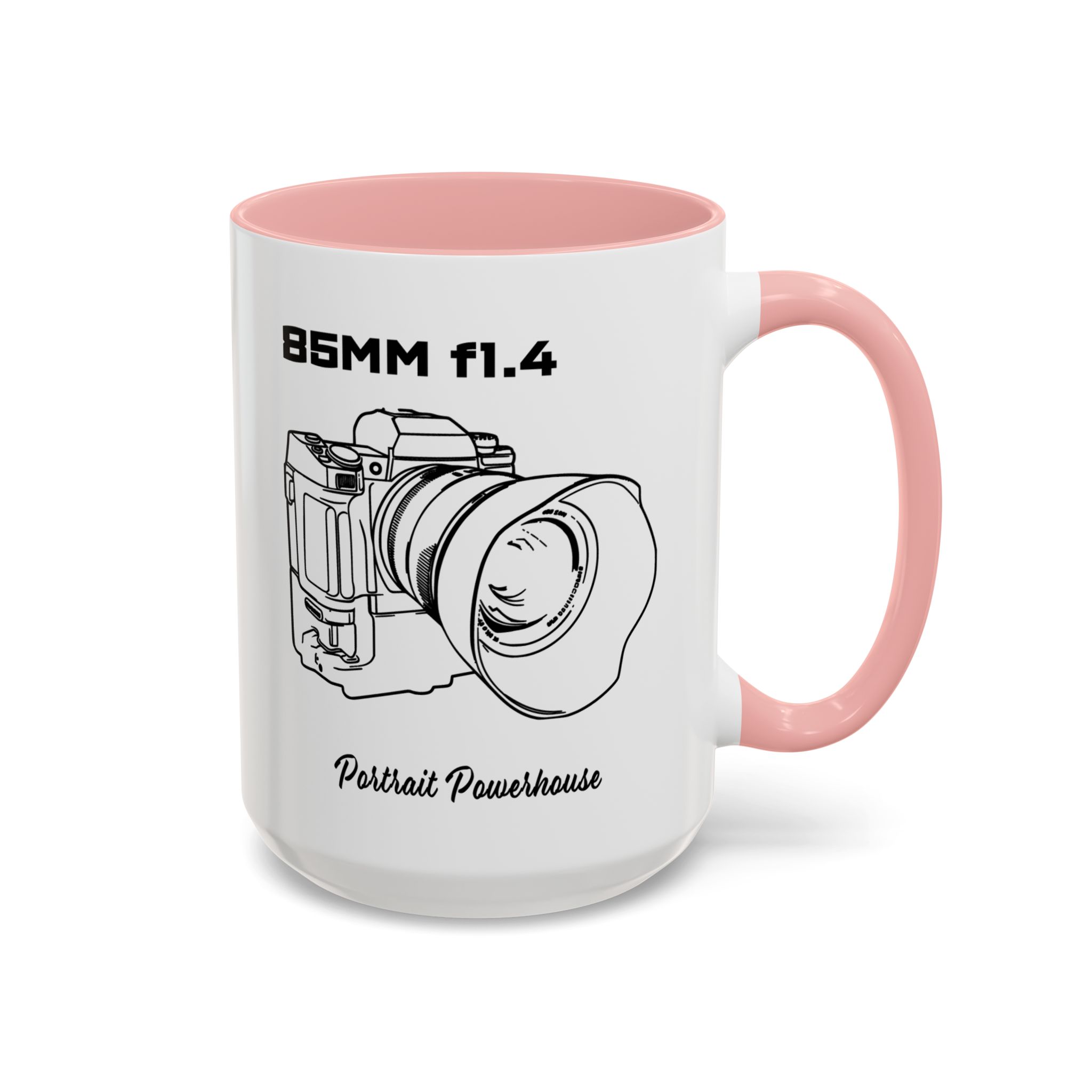 Shutter Swag Designs 85mm f1.4 Camera Lens Accent Mug