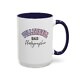 Shutter Swag Designs Volleyball Dad Photographer Accent Mug