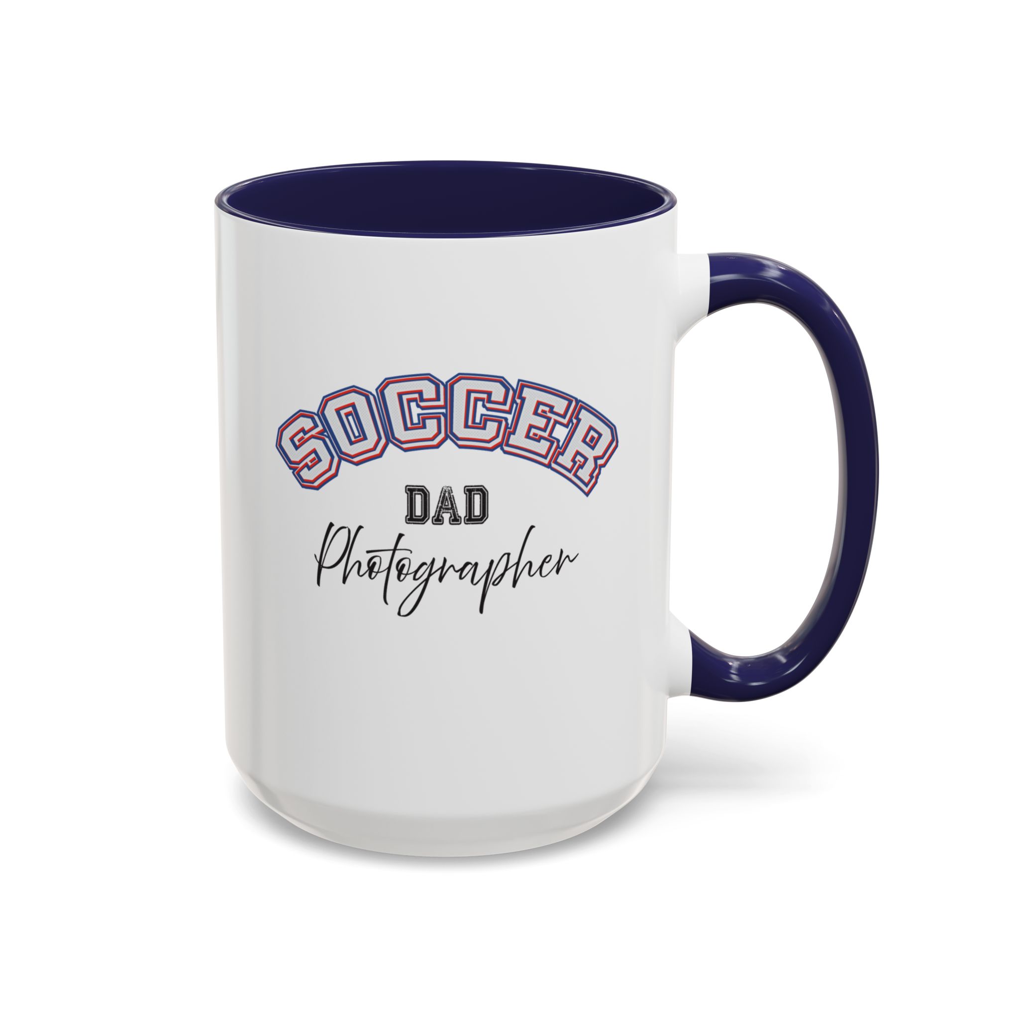 Soccer Dad Photographers Accent Coffee Mug 11oz, 15oz - Image 11