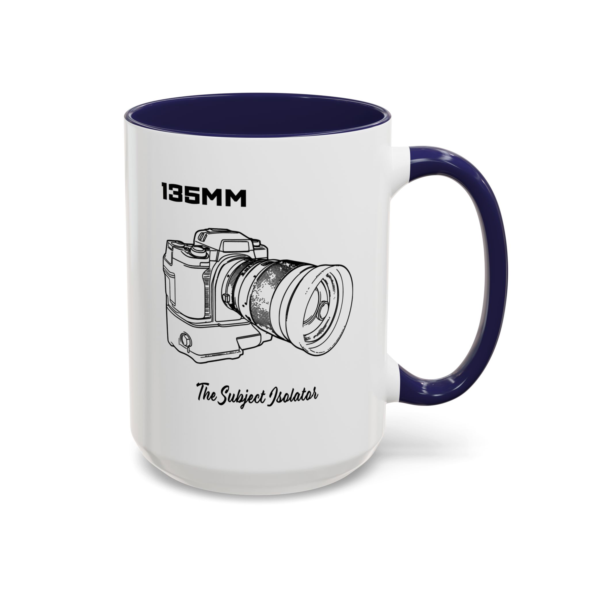 Shutter Swag Designs 135mm Camera Lens Accent Mug