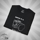 Shutter Swag Designs 35mm f1.4 Camera Lens T-shirt