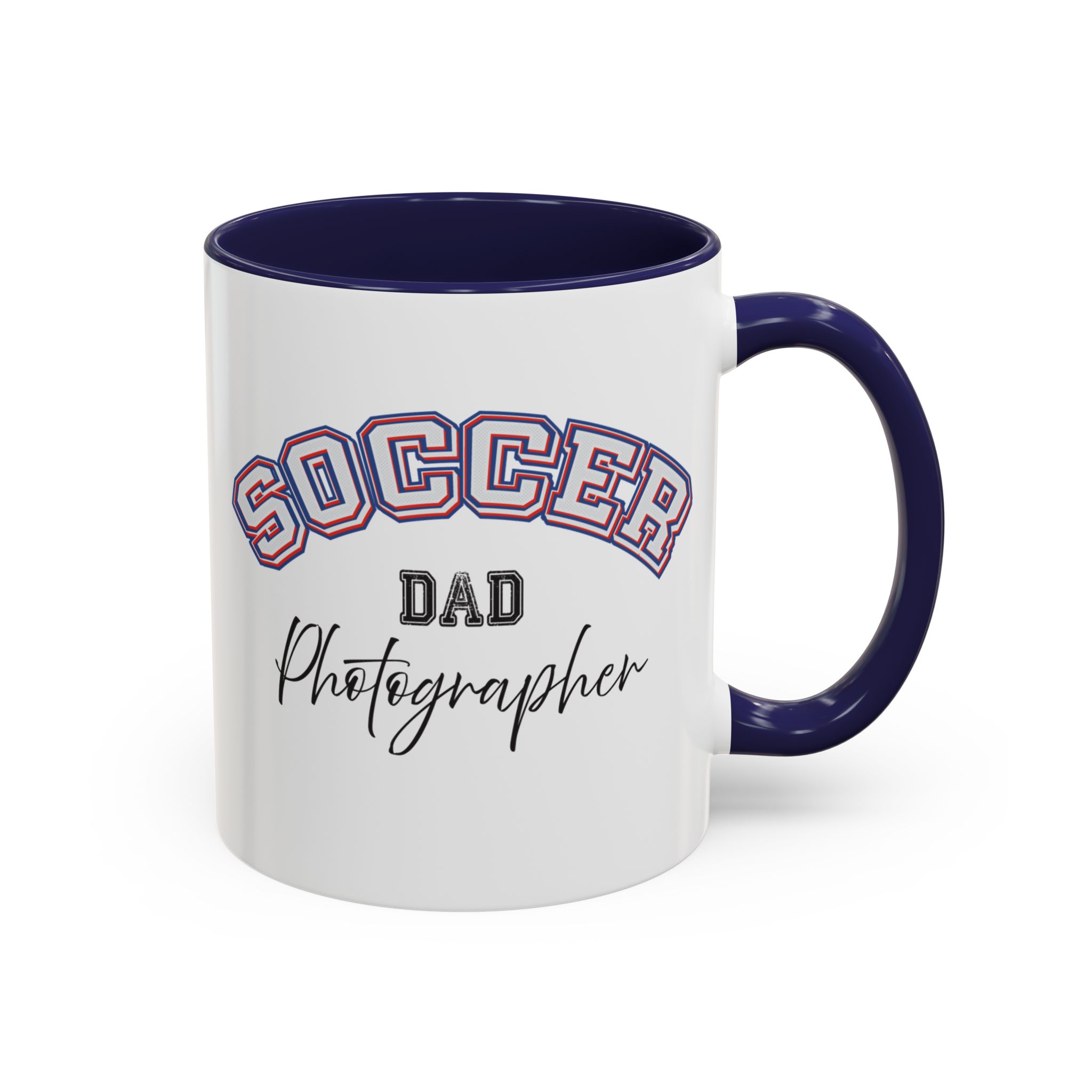Soccer Dad Photographers Accent Coffee Mug 11oz, 15oz - Image 10