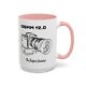 Shutter Swag Designs 135mm f2.0 Camera Lens Photography Accent Coffee Mug