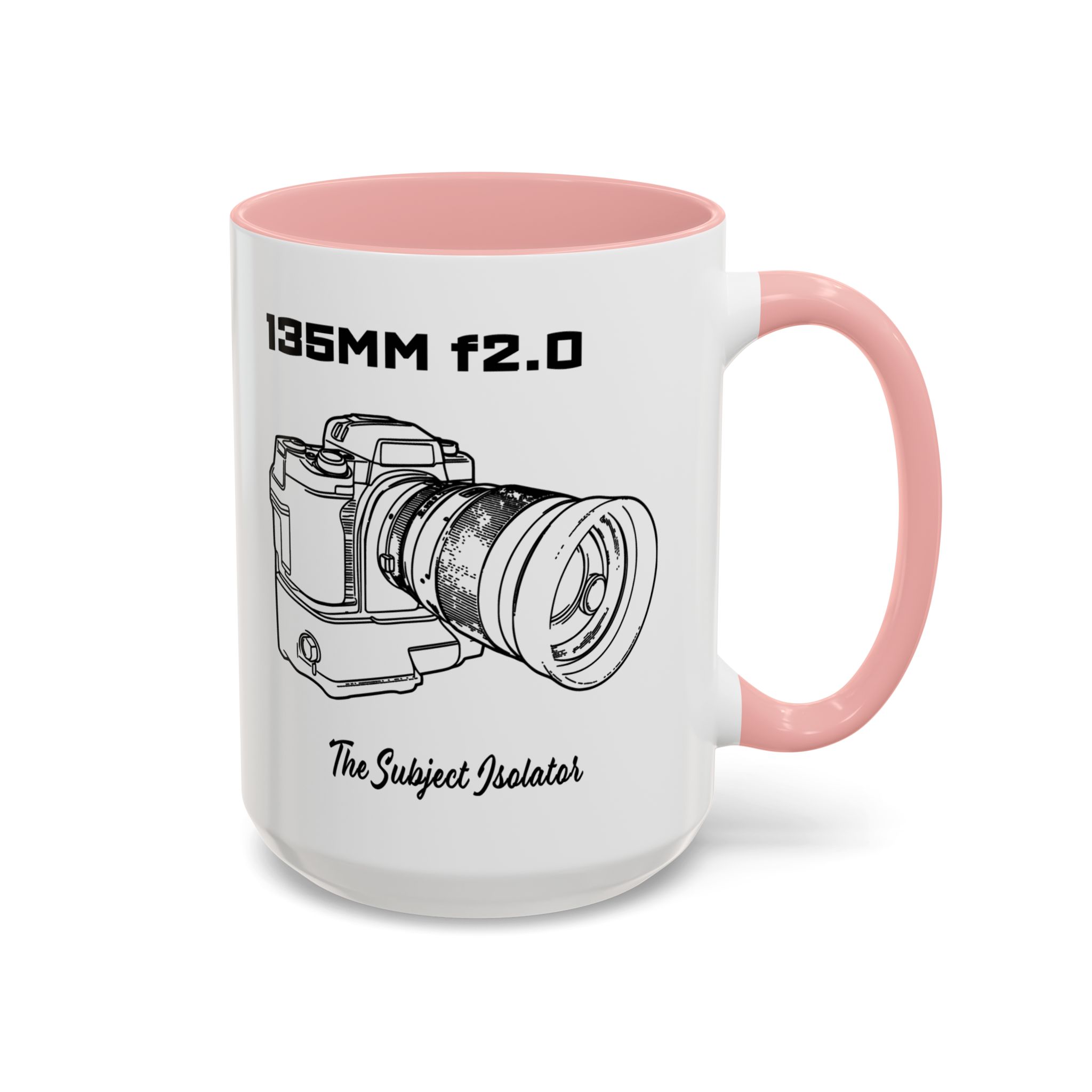 Shutter Swag Designs 135mm f2.0 Camera Lens Photography Accent Coffee Mug