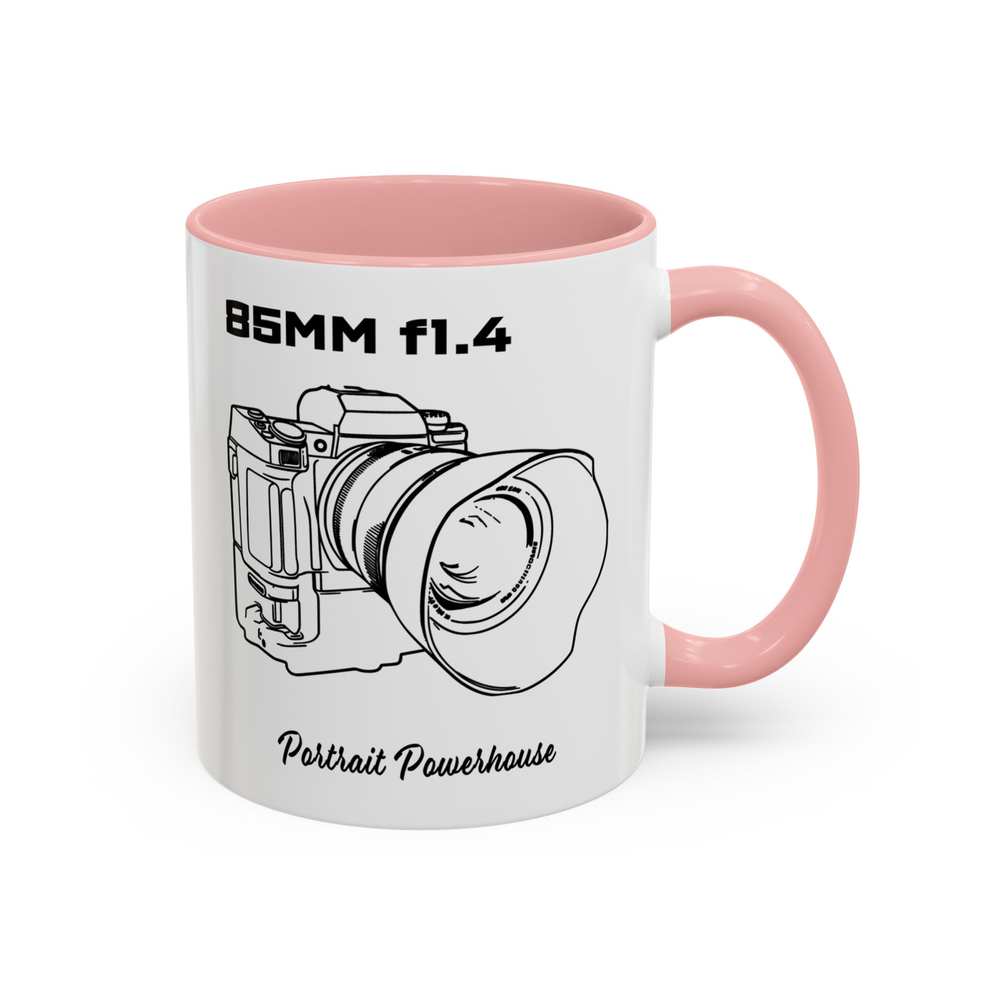 Shutter Swag Designs 85mm f1.4 Camera Lens Accent Mug