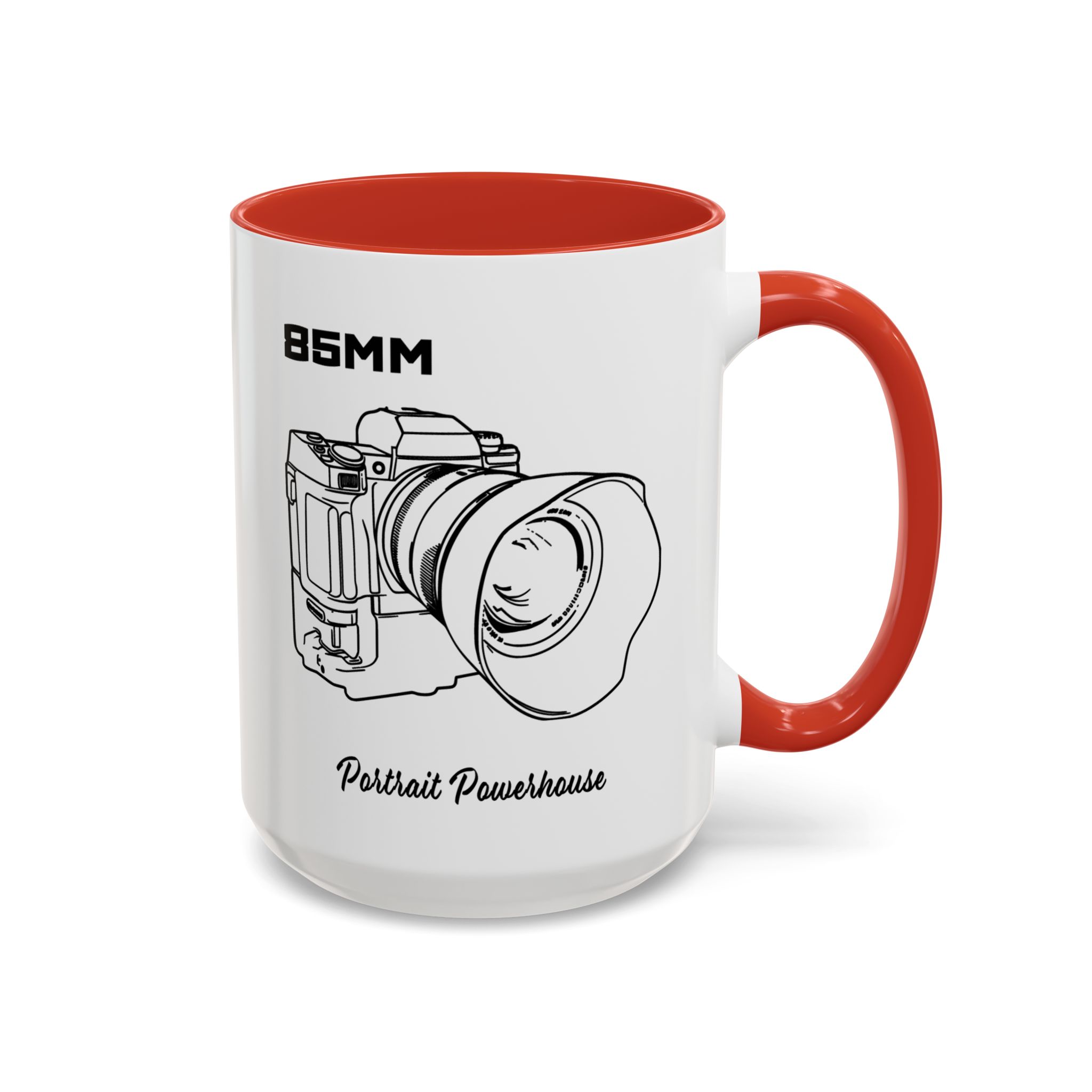 Shutter Swag Designs 85mm Camera Lens Accent Mug