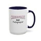 Shutter Swag Designs Wrestling Dad Photographers Accent Coffee Mug