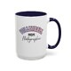 Volleyball Mom Photographer Accent Coffee Mug 11oz, 15oz - Thumbnail Image 10