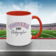 Shutter Swag Designs Football Mom Photographer Accent Coffee Mug 11oz, 15oz