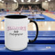 Shutter Swag Designs Gymnastics Dad Black 15oz Mug
